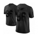 Men's Oakland Raiders #96 Clelin Ferrell Limited Black City Edition Football Jersey