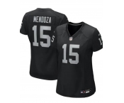 Women Las Vegas Raiders #15 Fernando Mendoza Black Vapor Limited Stitched Jersey
