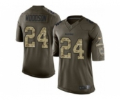 nike nfl jerseys oakland raiders #24 woodson army green[nike Limited Salute To Service][woodson]