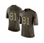 nike nfl jerseys oakland raiders #81 mychal rivera army green[nike Limited Salute To Service][rivera]