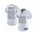 Women Nike Oakland Raiders #22 Gareon Conley Limited White Rush Vapor Untouchable NFL Jersey
