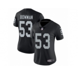 Women Nike Oakland Raiders #53 NaVorro Bowman Black Team Color Vapor Untouchable Limited Player NFL Jersey