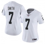 Women's Las Vegas Raiders #7 Geno Smith White 2025 Vapor Football Stitched Jersey