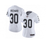 Women's Nike Oakland Raiders #30 Jalen Richard Vapor Untouchable Limited White NFL Jersey