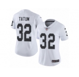 Women's Nike Oakland Raiders #32 Jack Tatum Vapor Untouchable Limited White NFL Jersey