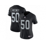 Women's Nike Oakland Raiders #50 Ben Heeney Vapor Untouchable Limited Black Team Color NFL Jersey