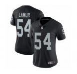 Women's Nike Oakland Raiders #54 Emmanuel Lamur Black Team Color Vapor Untouchable Limited Player NFL Jersey