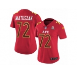 Women's Nike Oakland Raiders #72 John Matuszak Limited Red 2017 Pro Bowl NFL Jersey