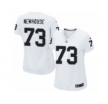 Women's Nike Oakland Raiders #73 Marshall Newhouse Limited White NFL Jersey