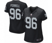 Women's Oakland Raiders #96 Clelin Ferrell Game Black Team Color Football Jersey