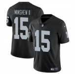 Youth Las Vegas Raiders #15 Gardner Minshew II Black Vapor Untouchable Football Stitched Jersey