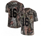 Youth Nike Oakland Raiders #16 Jim Plunkett Limited Camo Rush Realtree NFL Jersey