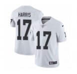 Youth Nike Oakland Raiders #17 Dwayne Harris White Vapor Untouchable Elite Player NFL Jersey