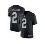 Youth Nike Oakland Raiders #2 Giorgio Tavecchio Black Team Color Vapor Untouchable Limited Player NFL Jersey