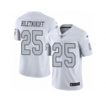 Youth Nike Oakland Raiders #25 Fred Biletnikoff Limited White Rush NFL Jersey