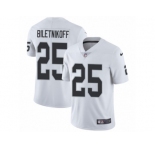 Youth Nike Oakland Raiders #25 Fred Biletnikoff Vapor Untouchable Limited White NFL Jersey