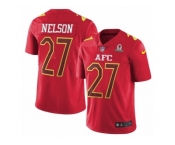 Youth Nike Oakland Raiders #27 Reggie Nelson Limited Red 2017 Pro Bowl NFL Jersey