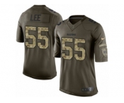 Youth Nike Oakland Raiders #55 Marquel Lee Limited Green Salute to Service NFL Jersey