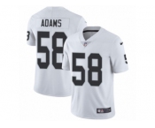 Youth Nike Oakland Raiders #58 Tyrell Adams White Vapor Untouchable Elite Player NFL Jersey