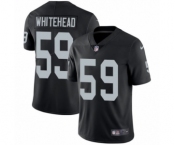 Youth Nike Oakland Raiders #59 Tahir Whitehead Black Team Color Vapor Untouchable Limited Player NFL Jersey