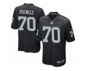 Youth Nike Oakland Raiders #70 Kelechi Osemele Game Black Team Color NFL Jersey