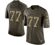 Youth Nike Oakland Raiders #77 Lyle Alzado Limited Green Salute to Service NFL Jersey