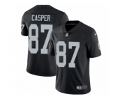 Youth Nike Oakland Raiders #87 Dave Casper Vapor Untouchable Limited Black Team Color NFL Jersey