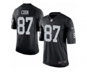 Youth Nike Oakland Raiders #87 Jared Cook Limited Black Team Color NFL Jersey