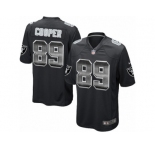 Youth Nike Oakland Raiders #89 Amari Cooper Limited Black Strobe NFL Jersey