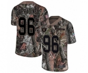 Youth Nike Oakland Raiders #96 Cornellius Carradine Limited Camo Rush Realtree NFL Jersey
