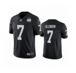 Youth Oakland Raiders #7 Mike Glennon Black 60th Anniversary Vapor Untouchable Limited Player 100th Season Football Jersey