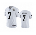 Youth Oakland Raiders #7 Mike Glennon White 60th Anniversary Vapor Untouchable Limited Player 100th Season Football Jersey