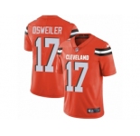 Youth Nike Cleveland Browns #17 Brock Osweiler Vapor Untouchable Limited Orange Alternate NFL Jersey
