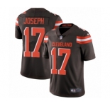 Youth Nike Cleveland Browns #17 Greg Joseph Brown Team Color Vapor Untouchable Limited Player NFL Jersey