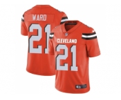 Youth Nike Cleveland Browns #21 Denzel Ward Orange Alternate Stitched NFL Vapor Untouchable Limited Jersey