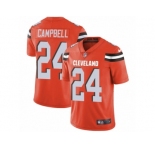 Youth Nike Cleveland Browns #24 Ibraheim Campbell Vapor Untouchable Limited Orange Alternate NFL Jersey