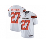 Youth Nike Cleveland Browns #27 Jabrill Peppers Vapor Untouchable Limited White NFL Jersey