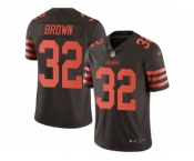 Youth Nike Cleveland Browns #32 Jim Brown Limited Brown Rush NFL Jersey