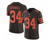 Youth Nike Cleveland Browns #34 Isaiah Crowell Limited Brown Rush NFL Jersey