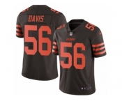 Youth Nike Cleveland Browns #56 DeMario Davis Limited Brown Rush NFL Jersey