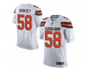 Youth Nike Cleveland Browns #58 Chris Kirksey Limited White NFL Jersey