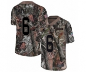 Youth Nike Cleveland Browns #6 Baker Mayfield Limited Camo Rush Realtree NFL Jersey
