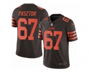Youth Nike Cleveland Browns #67 Austin Pasztor Limited Brown Rush NFL Jersey