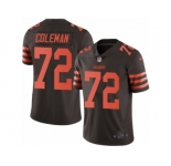 Youth Nike Cleveland Browns #72 Shon Coleman Limited Brown Rush NFL Jersey