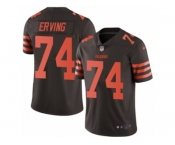 Youth Nike Cleveland Browns #74 Cameron Erving Limited Brown Rush NFL Jersey