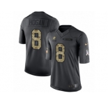 Youth Nike Cleveland Browns #8 Kevin Hogan Limited Black 2016 Salute to Service NFL Jersey