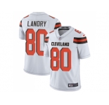 Youth Nike Cleveland Browns #80 Jarvis Landry White Stitched NFL Vapor Untouchable Limited Jersey