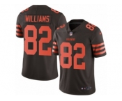 Youth Nike Cleveland Browns #82 Kasen Williams Limited Brown Rush Vapor Untouchable NFL Jersey