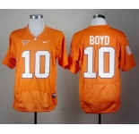 ncaa clemson tigers #10 tajh boyd orange