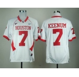 ncaa houston cougars #7 keenum white